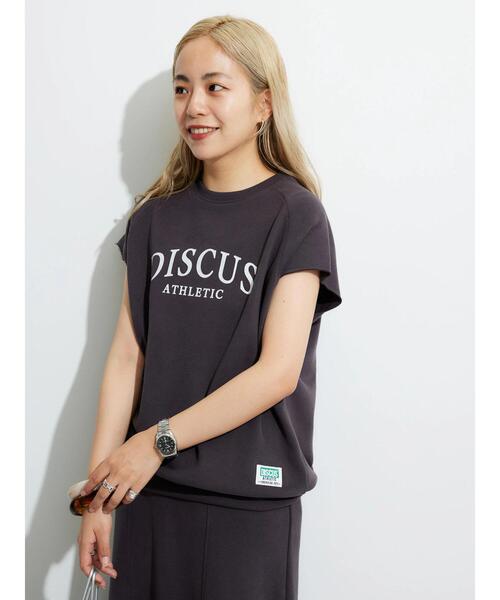 AMERICAN HOLIC（アメリカンホリック）の「DISCUS フレンチテリーノースリーブ プルオーバー（Tシャツ/カットソー・レディース・ホワイト系その他/ブラック/ブルー・FREE）」の16枚目の写真