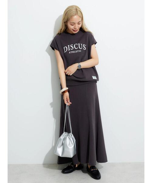 AMERICAN HOLIC（アメリカンホリック）の「DISCUS フレンチテリーノースリーブ プルオーバー（Tシャツ/カットソー・レディース・ホワイト系その他/ブラック/ブルー・FREE）」の11枚目の写真