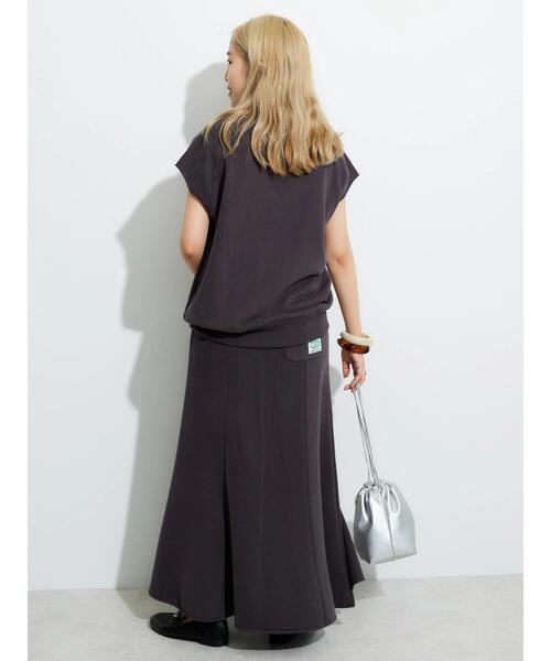 AMERICAN HOLIC（アメリカンホリック）の「DISCUS フレンチテリーノースリーブ プルオーバー（Tシャツ/カットソー・レディース・ホワイト系その他/ブラック/ブルー・FREE）」の6枚目の写真