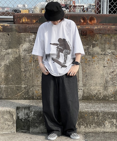 kutir(クティール)の「オーバーサイズアソートTシャツ(Tシャツ/カットソー・メンズ・ホワイト系その他/ブラック系その他/ホワイト系その他2/ホワイト系その他3/ブラック系その他2/ブラック/オフホワイト・MEDIUM/LARGE)」の9枚目の写真