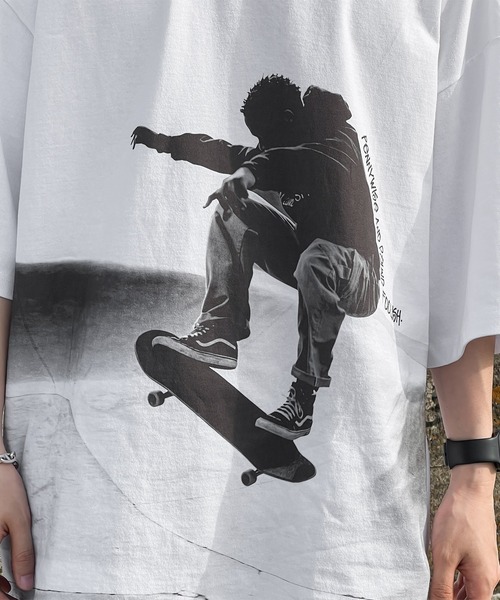 kutir(クティール)の「オーバーサイズアソートTシャツ(Tシャツ/カットソー・メンズ・ホワイト系その他/ブラック系その他/ホワイト系その他2/ホワイト系その他3/ブラック系その他2/ブラック/オフホワイト・MEDIUM/LARGE)」の19枚目の写真