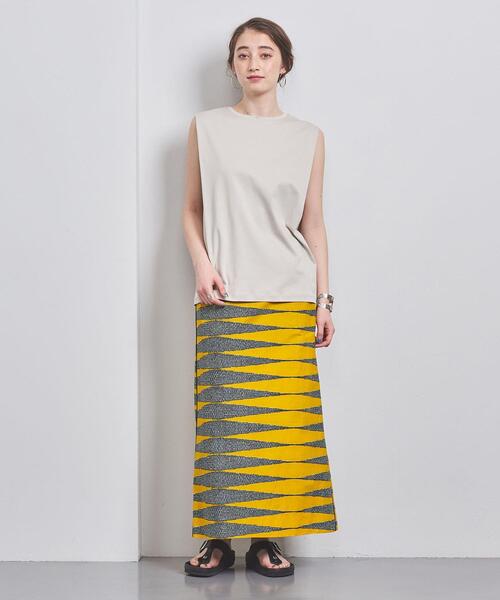 UNITED ARROWS(ユナイテッドアローズ)の「コットン タックノースリーブ カットソー(Tシャツ/カットソー・レディース・ダークグレー/その他1/ナチュラル・FREE)」の12枚目の写真