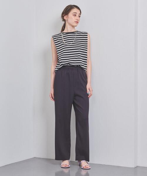 UNITED ARROWS(ユナイテッドアローズ)の「コットン タックノースリーブ カットソー(Tシャツ/カットソー・レディース・ダークグレー/その他1/ナチュラル・FREE)」の18枚目の写真