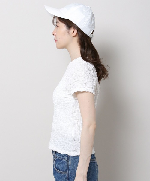 3.3 Field Trip (3.3フィールドトリップ)の「3.3 Field Trip/クリンクルトップス 2965195(Tシャツ/カットソー・レディース・アイボリー/ライトブルー・FREE)」の7枚目の写真