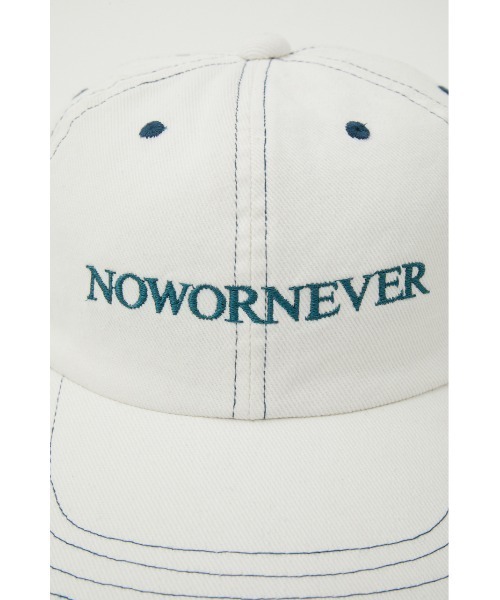 SLY(スライ)の「NOWORNEVER CAP ナウオアネバー キャップ(キャップ・レディース・ライトブルー/ホワイト・FREE)」の9枚目の写真