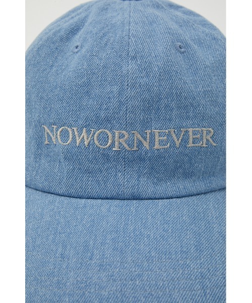 SLY(スライ)の「NOWORNEVER CAP ナウオアネバー キャップ(キャップ・レディース・ライトブルー/ホワイト・FREE)」の18枚目の写真