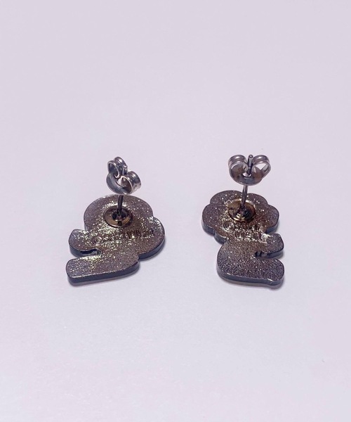 BUTTON＆CUFFLINKS　マムアンちゃん　イヤリング BUTTON＆CUFFLINKS（ボタンアンドカフリンクス）の「BUTTON＆CUFFLINKS