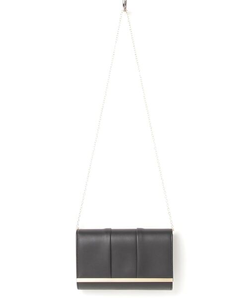 TRUDEA(トルディア)の「箔タッククラッチバッグ(クラッチバッグ・レディース・ブラック/ベージュ/ライトグレー・MEDIUM)」の11枚目の写真