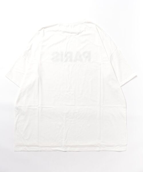 coca(coca)(コカ)の「ビッグシルエットプリントTシャツ(Tシャツ/カットソー・レディース・チャコール/ホワイト・M/L)」の12枚目の写真