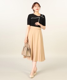 LAISSE PASSE | サイドビットラップ風スカート(スカート)