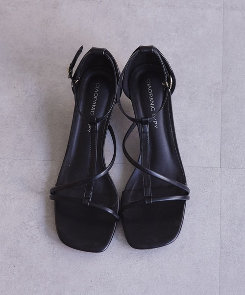 CIAOPANIC TYPY（チャオパニックティピー）の「チューブストラップサンダル（サンダル・レディース・レオパード/ブラック/シルバー・36/37/38/39）」の11枚目の写真