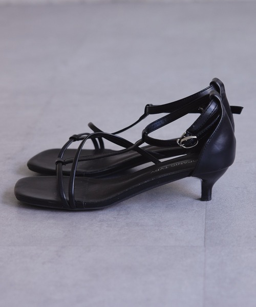 CIAOPANIC TYPY（チャオパニックティピー）の「チューブストラップサンダル（サンダル・レディース・レオパード/ブラック/シルバー・36/37/38/39）」の12枚目の写真