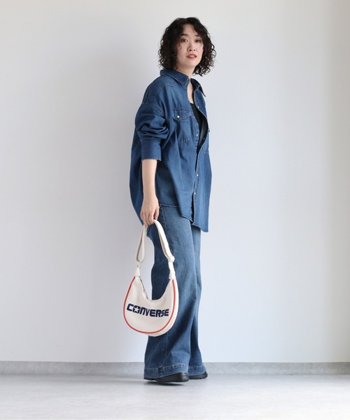 cepo(セポ)の「デニムオーバーシャツ(シャツ/ブラウス・レディース・ブルー系2/ブルー系1・M)」の10枚目の写真