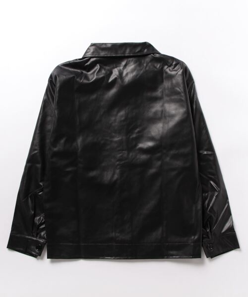 Burner（バーナー）の「【OKUOKU　0909】カジュアル/ジャケット　oku-outer-680082112103-57 U（ライダースジャケット・メンズ・ブラック・L/XL/M）」の2枚目の写真