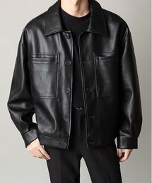 Burner | 【OKUOKU　0909】カジュアル/ジャケット　oku-outer-680082112103-57 U(ライダースジャケット)