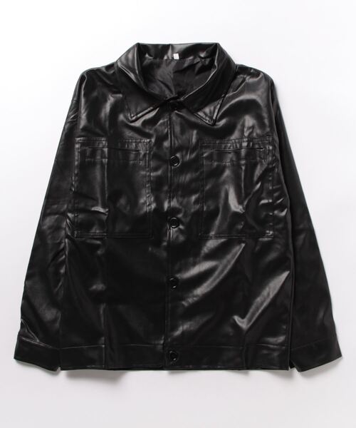 Burner（バーナー）の「【OKUOKU　0909】カジュアル/ジャケット　oku-outer-680082112103-57 U（ライダースジャケット・メンズ・ブラック・L/XL/M）」の8枚目の写真