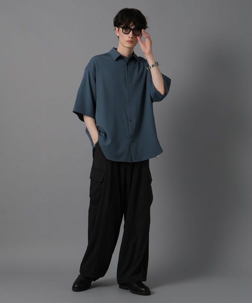 RAGEBLUE（レイジブルー）の「【WEB限定】Luxury + easy Drape loose slacks cargo pants/ラグイージー/ドレープルーズスラックスカーゴ/パラシュートパンツ（カーゴパンツ・メンズ・ブラック/グレー/ブラック系その他・MEDIUM/LARGE）」の10枚目の写真