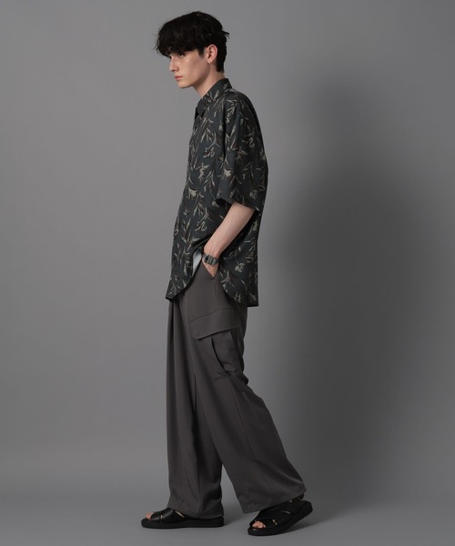 RAGEBLUE（レイジブルー）の「【WEB限定】Luxury + easy Drape loose slacks cargo pants/ラグイージー/ドレープルーズスラックスカーゴ/パラシュートパンツ（カーゴパンツ・メンズ・ブラック/グレー/ブラック系その他・MEDIUM/LARGE）」の15枚目の写真