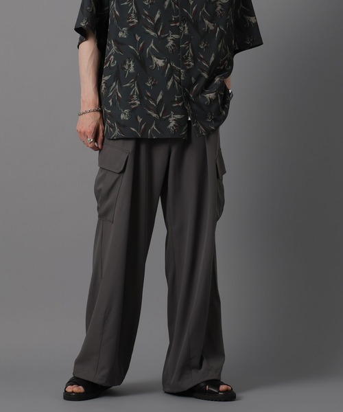RAGEBLUE（レイジブルー）の「【WEB限定】Luxury + easy Drape loose slacks cargo pants/ラグイージー/ドレープルーズスラックスカーゴ/パラシュートパンツ（カーゴパンツ・メンズ・ブラック/グレー/ブラック系その他・MEDIUM/LARGE）」の17枚目の写真