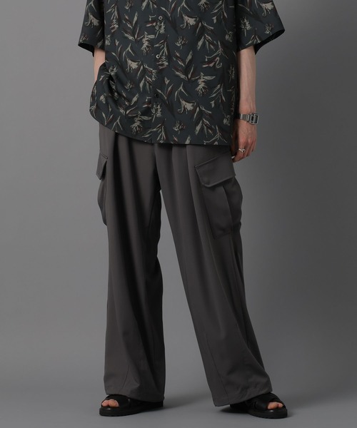 RAGEBLUE（レイジブルー）の「【WEB限定】Luxury + easy Drape loose slacks cargo pants/ラグイージー/ドレープルーズスラックスカーゴ/パラシュートパンツ（カーゴパンツ・メンズ・ブラック/グレー/ブラック系その他・MEDIUM/LARGE）」の18枚目の写真