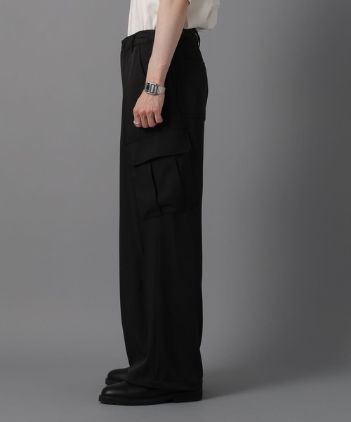 RAGEBLUE（レイジブルー）の「【WEB限定】Luxury + easy Drape loose slacks cargo pants/ラグイージー/ドレープルーズスラックスカーゴ/パラシュートパンツ（カーゴパンツ・メンズ・ブラック/グレー/ブラック系その他・MEDIUM/LARGE）」の22枚目の写真