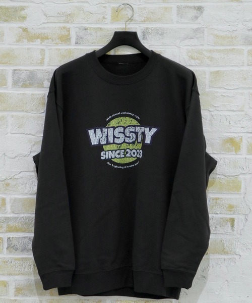 wissty（ウィスティー）の「wissty-ヴィンテージ.ロゴスウェット（スウェット・メンズ・チャコールグレー・M/L）」の10枚目の写真