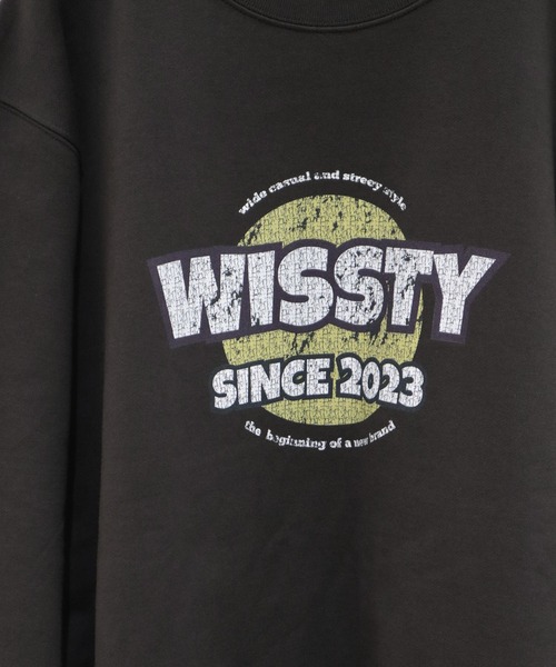 wissty（ウィスティー）の「wissty-ヴィンテージ.ロゴスウェット（スウェット・メンズ・チャコールグレー・M/L）」の11枚目の写真