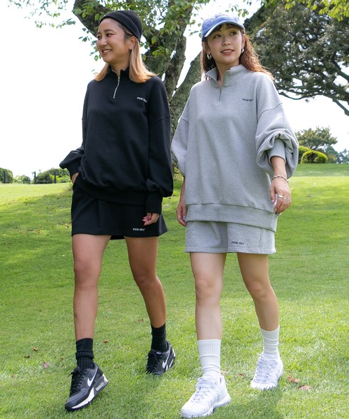 PICHI（ピイチ）の「スウェットミニスカート（スカート・レディース・グレー/ブラック・FREE）」の3枚目の写真