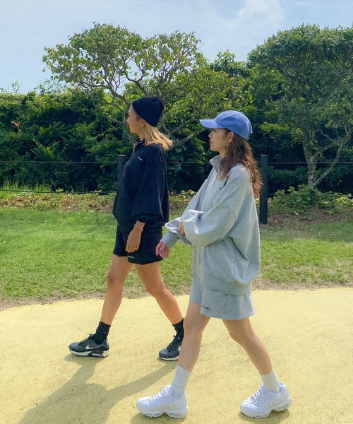 PICHI（ピイチ）の「スウェットミニスカート（スカート・レディース・グレー/ブラック・FREE）」の6枚目の写真