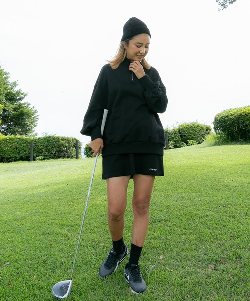 PICHI（ピイチ）の「スウェットミニスカート（スカート・レディース・グレー/ブラック・FREE）」の7枚目の写真