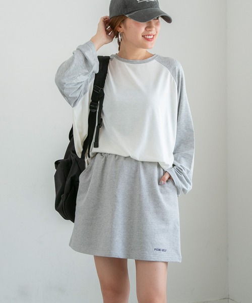 PICHI（ピイチ）の「スウェットミニスカート（スカート・レディース・グレー/ブラック・FREE）」の13枚目の写真