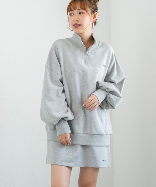 PICHI（ピイチ）の「スウェットミニスカート（スカート・レディース・グレー/ブラック・FREE）」の20枚目の写真