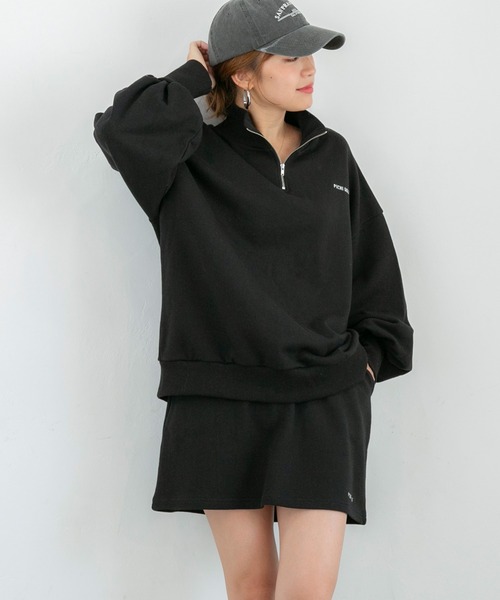 PICHI（ピイチ）の「スウェットミニスカート（スカート・レディース・グレー/ブラック・FREE）」の22枚目の写真