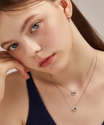 METROCITY（メトロシティ）の「［12か月から選べる！］誕生石カラー Mモチーフネックレス レディース（ネックレス）」