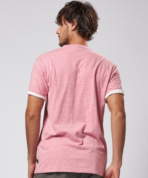 mt8607- bicolor cut&sewn Tシャツ
