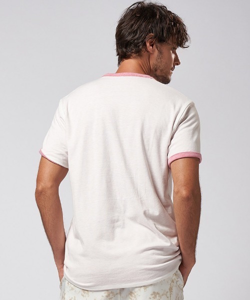 mt8607- bicolor cut&sewn Tシャツ