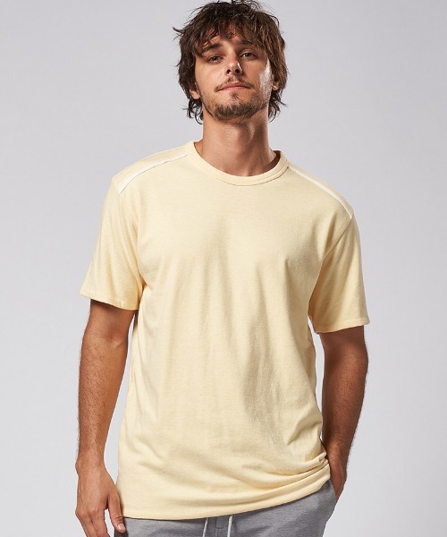 mt8607- bicolor cut&sewn Tシャツ