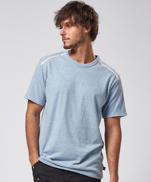 mt8607- bicolor cut&sewn Tシャツ
