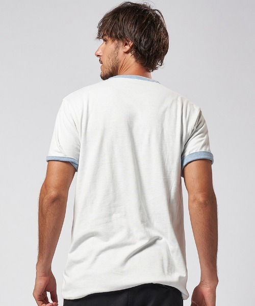 mt8607- bicolor cut&sewn Tシャツ