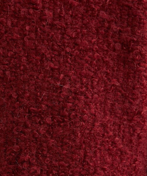 STUDIOUS（ステュディオス）の「ポロモヘアカーディガン（カーディガン/ボレロ・メンズ・ブラック/レッド・1/2）」の22枚目の写真