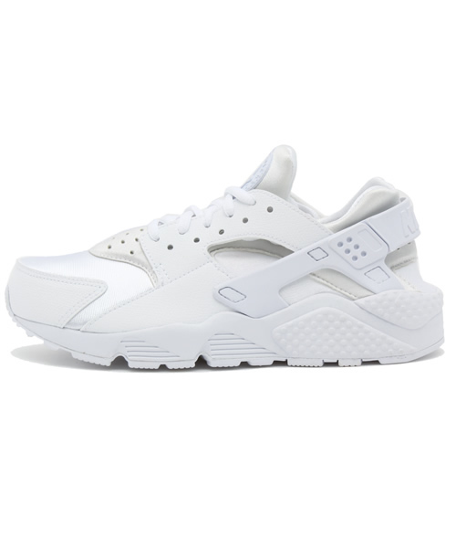 NIKE（ナイキ）の「ウィメンズ ナイキ エアハラチ オールホワイト NIKE WMNS AIR HUARACHE 634835-106（スニーカー・レディース・ホワイト・23cm/23.5cm/24cm/24.5cm）」の3枚目の写真