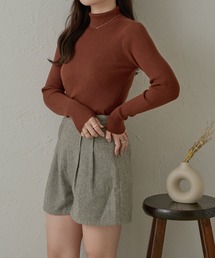 【6色展開】ハイネックリブニット/WEB/EC限定商品