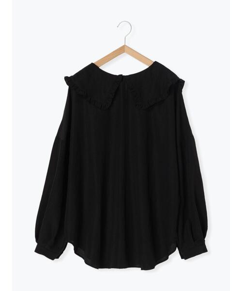 Samansa Mos2(サマンサ モスモス)の「フリルセーラーカラー前後着ブラウス(シャツ/ブラウス・レディース・ブラック/オフホワイト/ベージュ・F)」の13枚目の写真