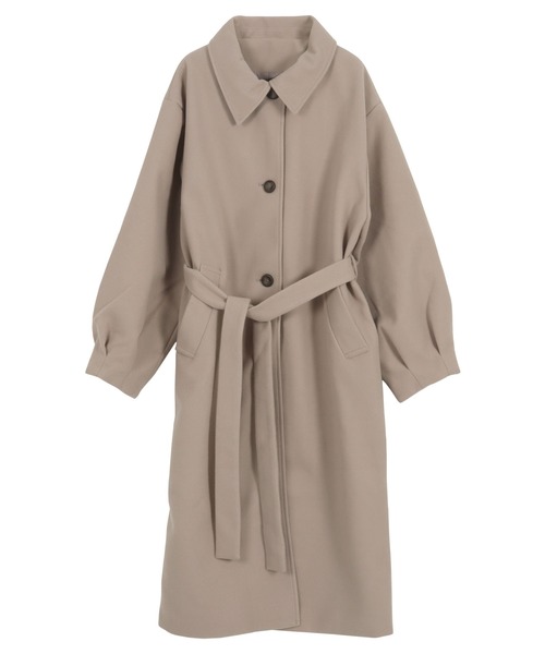 KOBE LETTUCE（コウベレタス）の「スタンドロングコート（その他アウター・レディース・グレイッシュベージュ/ブラック/ブラウン・M）」の13枚目の写真