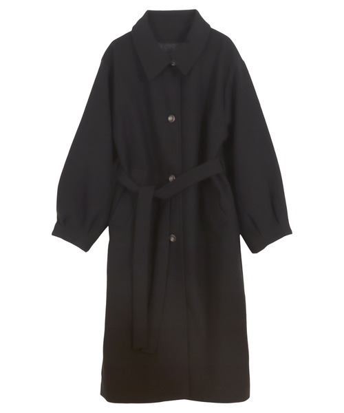 KOBE LETTUCE（コウベレタス）の「スタンドロングコート（その他アウター・レディース・グレイッシュベージュ/ブラック/ブラウン・M）」の14枚目の写真