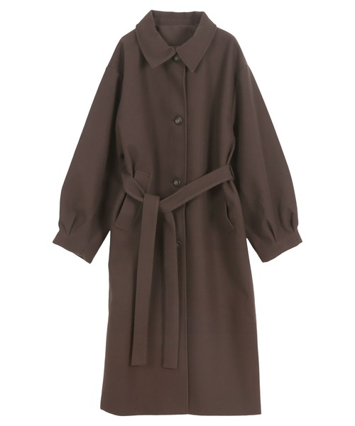 KOBE LETTUCE（コウベレタス）の「スタンドロングコート（その他アウター・レディース・グレイッシュベージュ/ブラック/ブラウン・M）」の15枚目の写真