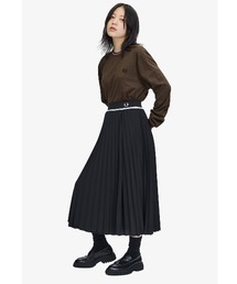 スカート wrap Pleated Skirt Wrap Pleated Skirt/ラッププリーツスカート【MAISON SPECIAL
