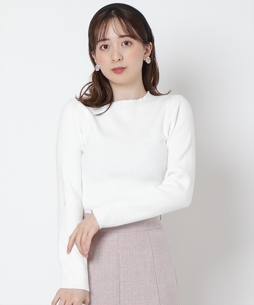 【2025SS】【美品】Whim Gazetteバックリボンニットプルオーバー バックリボンニットプルオーバー | Whim Gazette(ウィム
