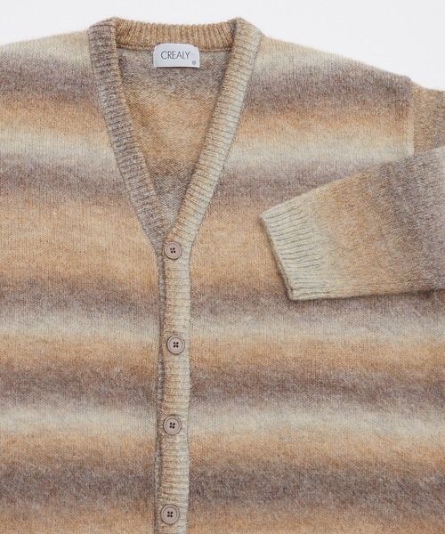 improves（インプローブス）の「総柄 ニット Vネック カーディガン（カーディガン/ボレロ・メンズ・ネイビー/ブラウン/オレンジ/グリーン/チャコールグレー/ブルー・LARGE/MEDIUM）」の17枚目の写真