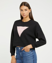 Guess | Lurex Triangle Logo Sweatshirt(スウェット)